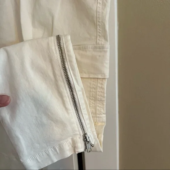 J brand maverick cargo jeans in white utility skinny - Picture 3 of 10